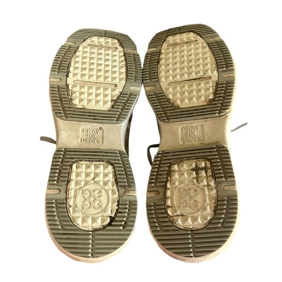 G Fore MG4 Men's Snow Camo Pattern Lace Up Molded Golf Golfing Shoes Size 10.5 - Picture 8 of 9